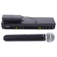Радіосистема з ручним мікрофоном і напоясним передавачем SHURE BLX1288E/SM58