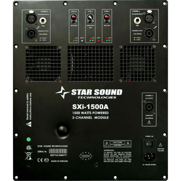 Підсилювач потужності (модуль) STAR SOUND SXi-1500A