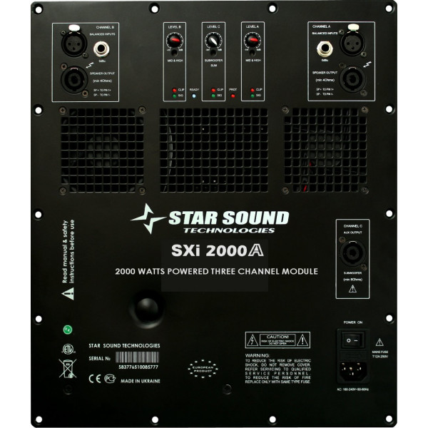 Підсилювач потужності (модуль) STAR SOUND SXi-2000A