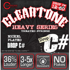 Комплект струн для електрогітари CLEARTONE 9460 ELECTRIC HEAVY SERIES DROP C# (12-60)