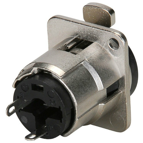 Джек моно мама панельний SWITCHCRAFT E111L LOCKING PANEL MOUNT JACK (MONO)