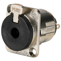 Джек стерео мама панельний SWITCHCRAFT E112BL LOCKING PANEL MOUNT JACK (STEREO)