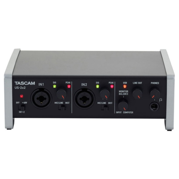 Аудіоінтерфейс TASCAM US-2x2