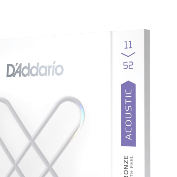 Комплект струн для акустичної гітари D'ADDARIO XSAPB1152 XS PHOSPHOR BRONZE CUSTOM LIGHT (11-52)