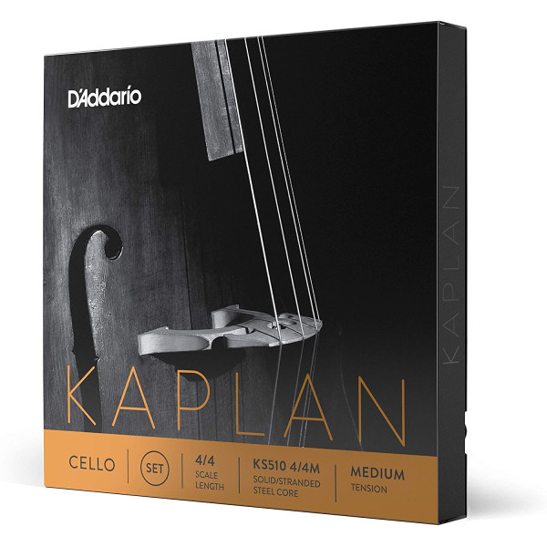 Комплект струн для віолончелі D'ADDARIO KAPLAN CELLO STRING SET 4/4 Scale Medium Tension