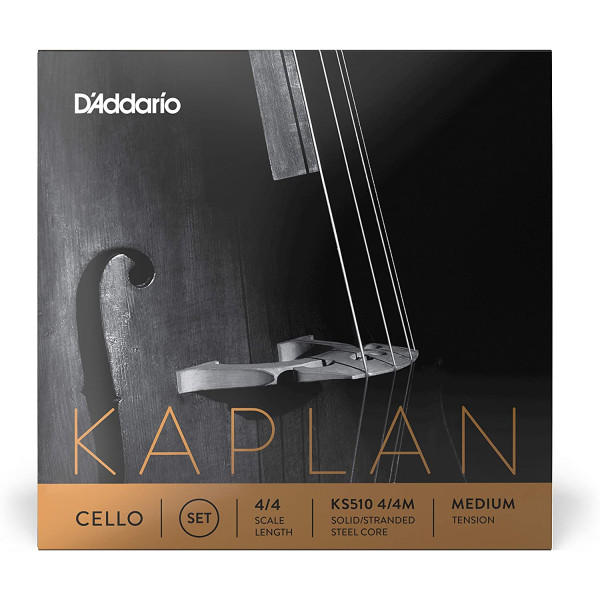 Комплект струн для віолончелі D'ADDARIO KAPLAN CELLO STRING SET 4/4 Scale Medium Tension