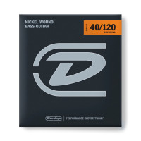 Комплект струн для бас-гітари DUNLOP DBN40120 NICKEL PLATED STEEL LIGHT 5 STRING 40-120