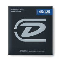 Комплект струн для бас-гітари DUNLOP DBS45125T STAINLESS STEEL MEDIUM 5 TAPERED B 45-125