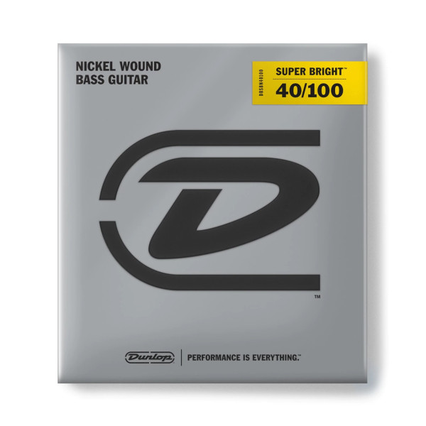 Комплект струн для бас-гітари DUNLOP DBSBN40100 SUPER BRIGHT NICKEL 40-100