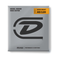 Комплект струн для бас-гітари DUNLOP DBSBN40120 SUPER BRIGHT NICKEL 40-120