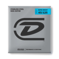 Комплект струн для бас-гітари DUNLOP DBSBS45125 SUPER BRIGHT STEEL 45-125