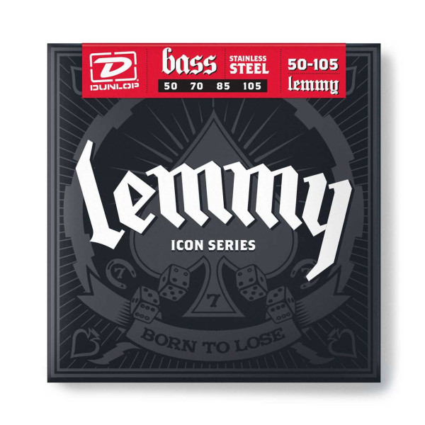 Комплект струн для бас-гітари DUNLOP LKS50105 LEMMY SIGNATURE (50-105)