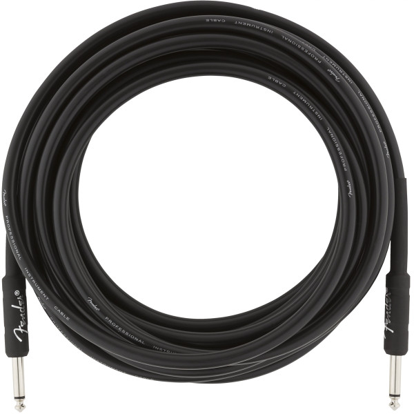 Інструментальний кабель FENDER CABLE PROFESSIONAL SERIES 18.6' BLACK