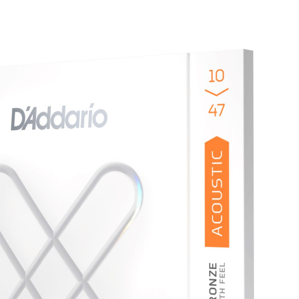 Комплект струн для акустичної гітари D'ADDARIO XSAPB1047 XS PHOSPHOR BRONZE EXTRA LIGHT (10-47)