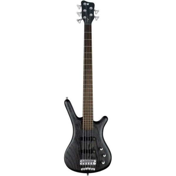 Бас-гітара WARWICK Teambuilt Pro Series Corvette Ash, 5-String, A/A, (Nirvana Black Transparent Satin)