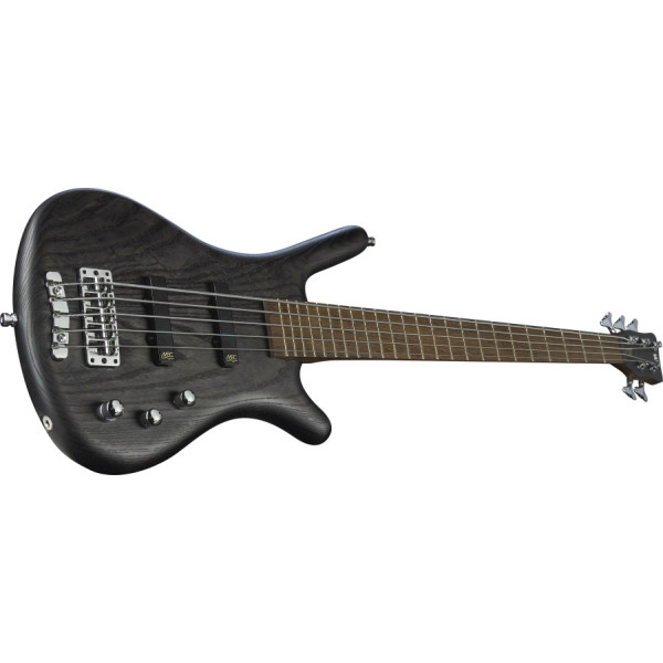 Бас-гітара WARWICK Teambuilt Pro Series Corvette Ash, 5-String, A/A, (Nirvana Black Transparent Satin)