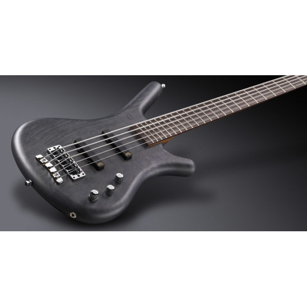 Бас-гітара WARWICK Teambuilt Pro Series Corvette Ash, 5-String, A/A, (Nirvana Black Transparent Satin)