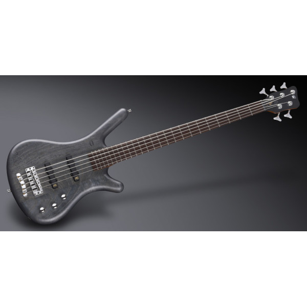 Бас-гітара WARWICK Teambuilt Pro Series Corvette Ash, 5-String, A/A, (Nirvana Black Transparent Satin)