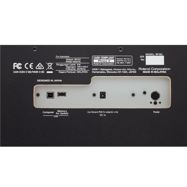 Цифрове піаніно ROLAND RP102BK