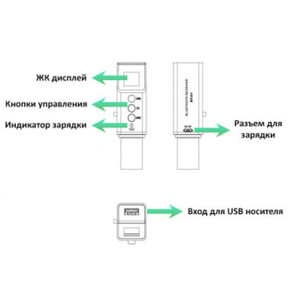 Блютуз приймач SOUNDKING BT-01 MP3/Bluetooth Receiver