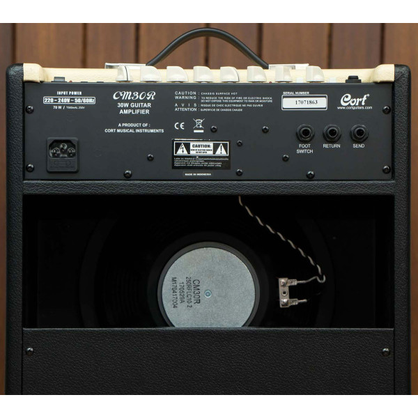 Комбопідсилювач для електрогітари CORT CM30R (Black)
