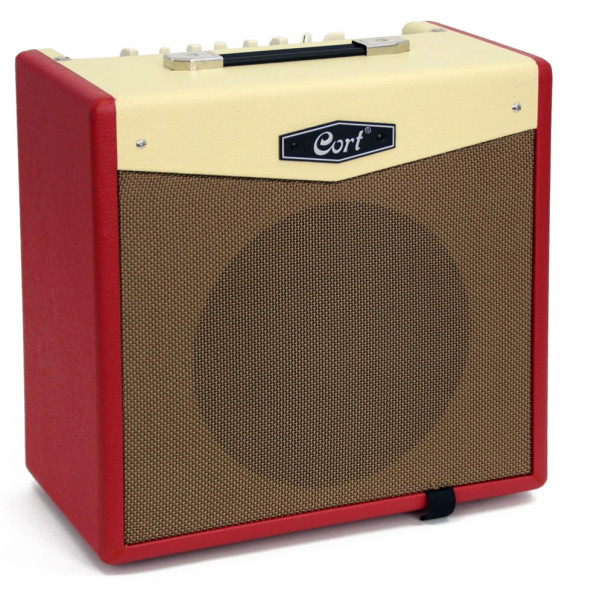 Комбопідсилювач для електрогітари CORT CM30R (Dark Red)