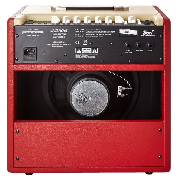 Комбопідсилювач для електрогітари CORT CM30R (Dark Red)