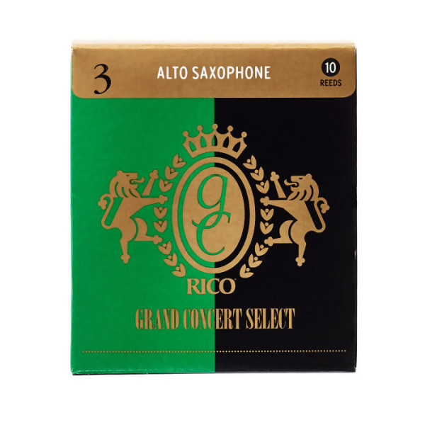 Набір тростин (10 штук) для альт саксофона D'ADDARIO Grand Concert Select - Alto Sax #3.0 - 10 Pack