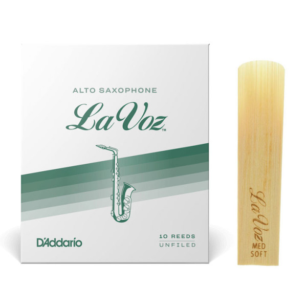 Тростина для альт саксофона D'ADDARIO La Voz - Alto Sax Medium Soft