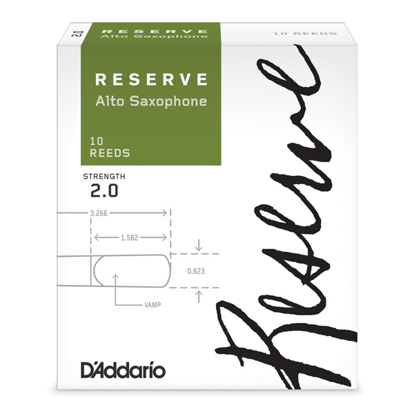 Тростина для альт саксофона D'ADDARIO Reserve - Alto Sax #2.0
