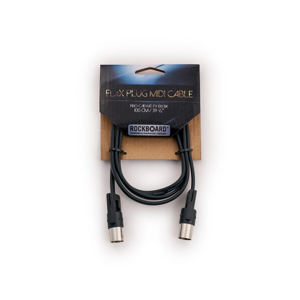 MIDI кабель ROCKBOARD RBO CAB MD FX 100 BK RockBoard FlaX Plug MIDI Cable, 100 cm