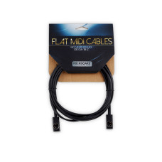 MIDI кабель ROCKBOARD RBO CAB MIDI 300 BK Flat MIDI Cable - Black, 300 cm
