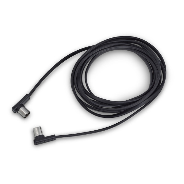 MIDI кабель ROCKBOARD RBO CAB MIDI 300 BK Flat MIDI Cable - Black, 300 cm