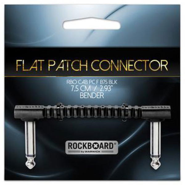 Інструментальний патч-кабель ROCKBOARD Bender75 - Flat Pedal Connector (7,5 cm)