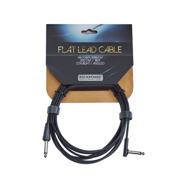 Інструментальний кабель ROCKBOARD Flat Instrument Cable, Straight/Angled (300 cm)
