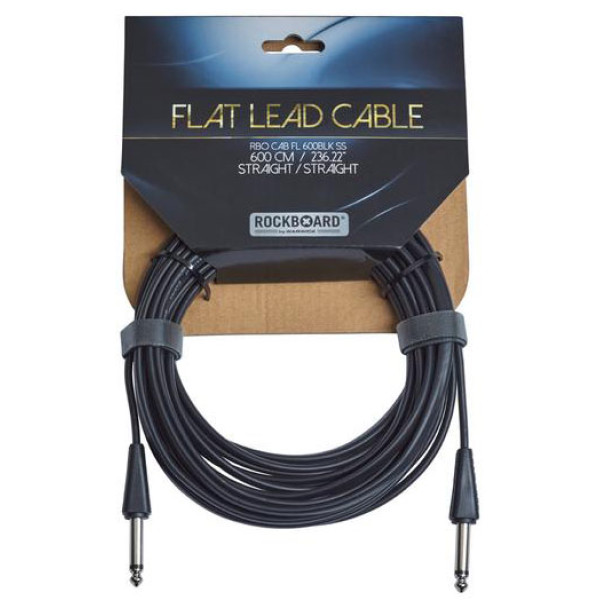Інструментальний кабель ROCKBOARD Flat Instrument Cable, Straight/Straight (600 cm)