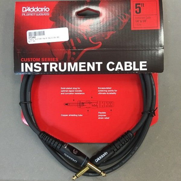 Інструментальний кабель D'ADDARIO PW-G-05 Custom Series Instrument Cable (1.5m)
