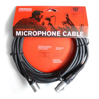 Мікрофонний кабель D'ADDARIO PW-M-10 Custom Series Microphone Cable (3m)