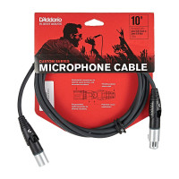 Мікрофонний кабель D'ADDARIO PW-MS-10 Custom Series Swivel Microphone Cable (3m)