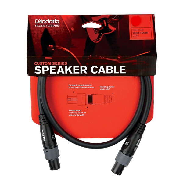 Акустичний кабель D'ADDARIO PW-SO-25 Custom Series SpeakOn Speaker Cable (7.62m)