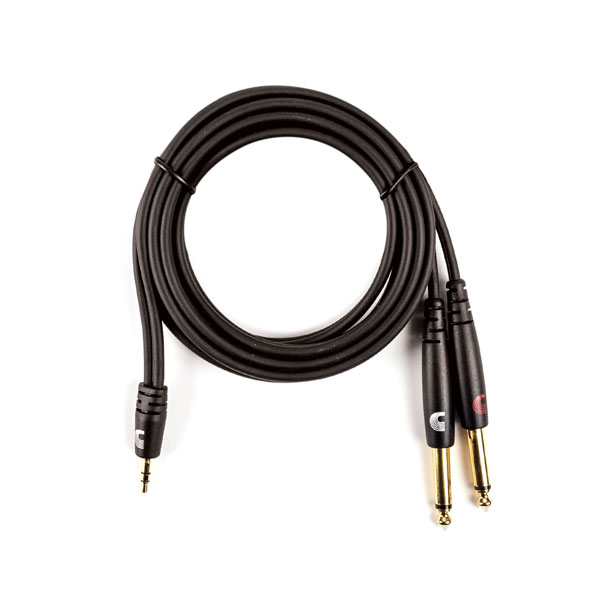 Інсертний кабель D'ADDARIO PW-MPTS-06 Custom Series 1/8” to Dual 1/4” Audio Cable (1.8m)