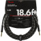 Інструментальний кабель FENDER CABLE DELUXE SERIES 18.6' BLACK TWEED