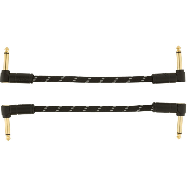 Інструментальний патч-кабель FENDER CABLE DELUXE SERIES 6" PATCHES (PAIR) BLACK TWEED