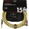 Інструментальний кабель FENDER CABLE DELUXE SERIES 15' ANGLED TWEED