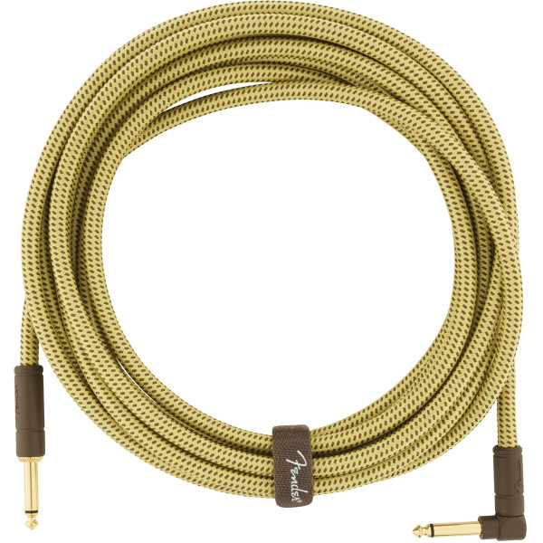 Інструментальний кабель FENDER CABLE DELUXE SERIES 18.6' ANGLED TWEED