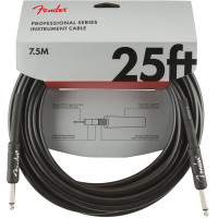 Інструментальний кабель FENDER CABLE PROFESSIONAL SERIES 25' BLACK