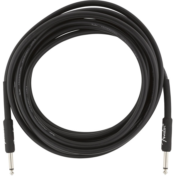 Інструментальний кабель FENDER CABLE PROFESSIONAL SERIES 15' BLACK