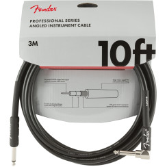 Інструментальний кабель FENDER CABLE PROFESSIONAL SERIES 10' ANGLED BLACK