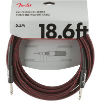 Інструментальний кабель FENDER CABLE PROFESSIONAL SERIES 18.6' RED TWEED