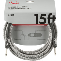 Інструментальний кабель FENDER CABLE PROFESSIONAL SERIES 15' WHITE TWEED